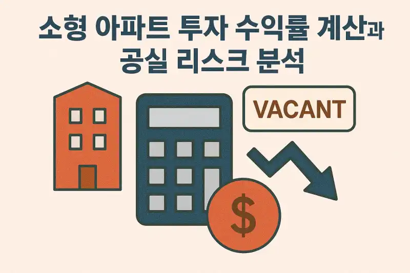 소형 아파트 투자 수익률 계산과 공실 리스크 분석