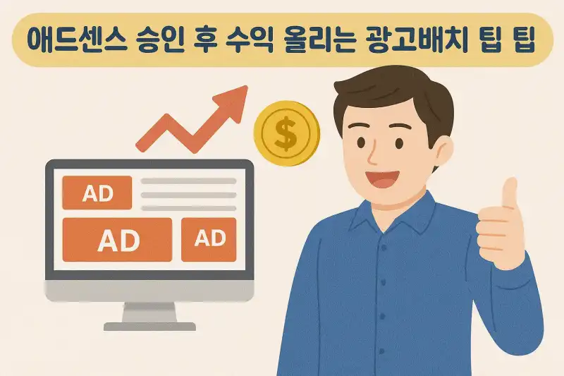 애드센스 승인 후 수익 올리는 광고배치 팁