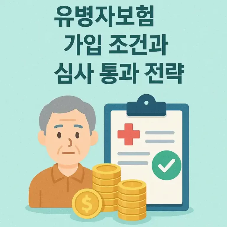 유병자보험 가입 조건과 심사 통과 전략