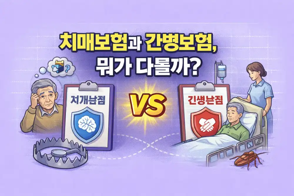치매보험과 간병보험, 뭐가 다를까?