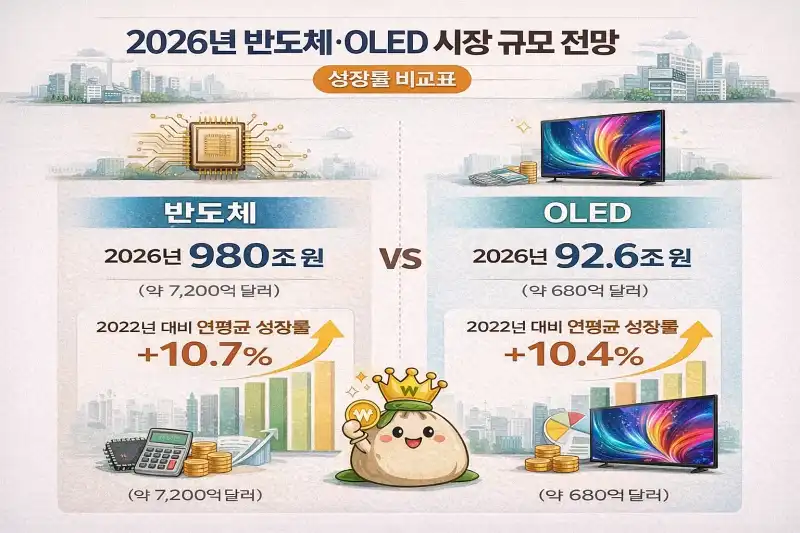 2026 반도체 OLED 대장주 총정리