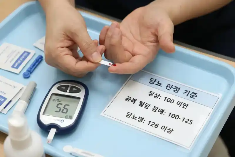 혈당 측정 과정