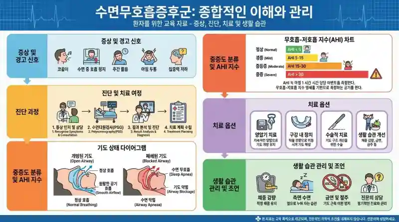 코골이 심하면 위험신호? 수면무호흡증 방치 시 생기는 일
