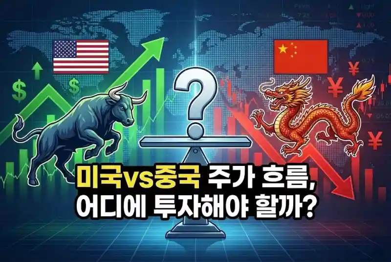 미국vs중국 주가 흐름, 어디에 투자해야 할까?