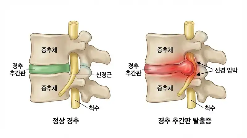 팔 저림 증상, 목 디스크 초기일 수 있습니다
