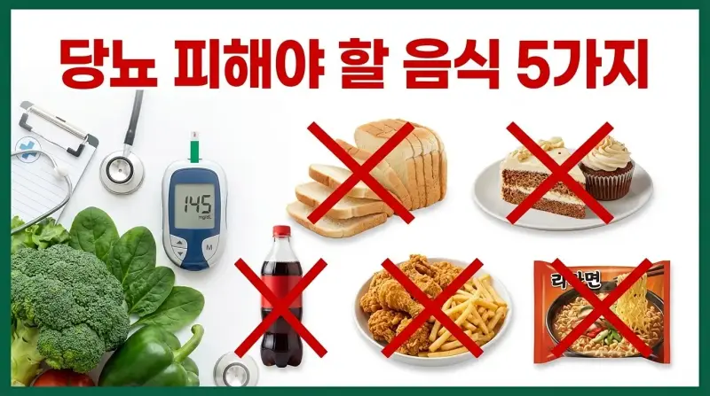 당뇨 식단 3년 관리하며 깨달은, 진짜 피해야 할 음식 5가지