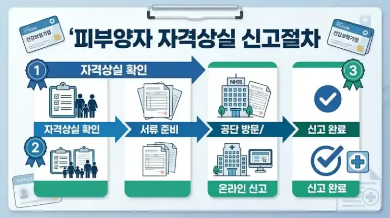 건강보험 피부양자 자격상실 신고 절차