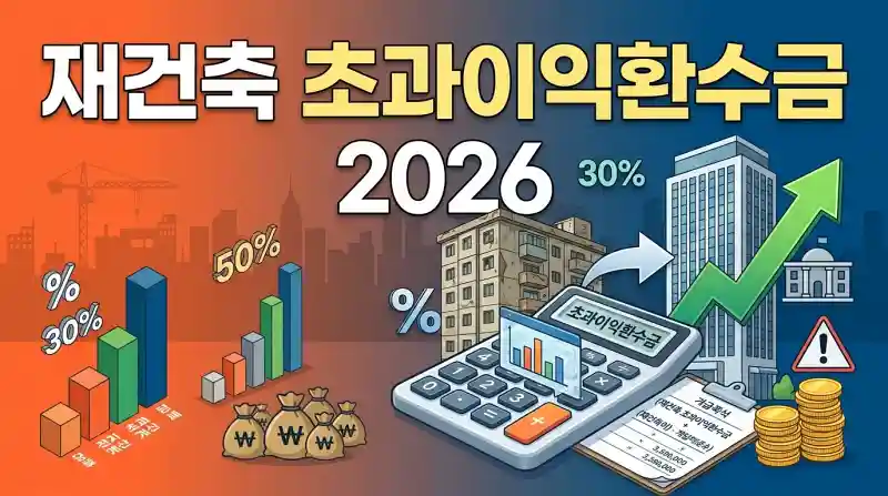 재건축 초과이익환수금 계산법 2026 완벽 가이드