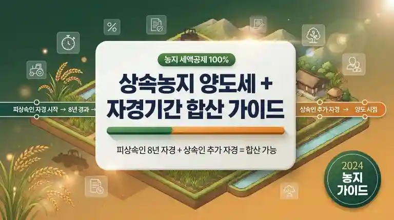 상속농지 양도세 2026